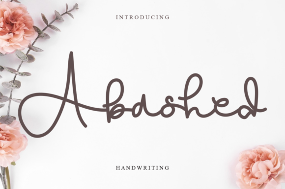 Abashed: A Dainty Handwritten Font for Elegant Web Design