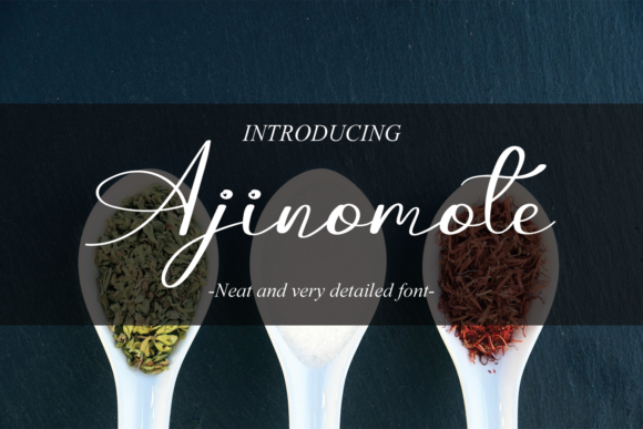 Ajinomote: A Handwritten Font for Editorial Elegance