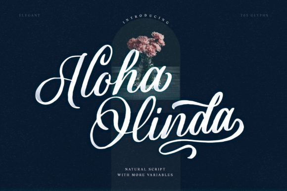 Aloha Olinda: Elevate Your Campaign with a Dazzling Script Font
