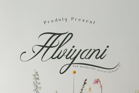 Alviyani: A Premium Script Font for Creative Projects