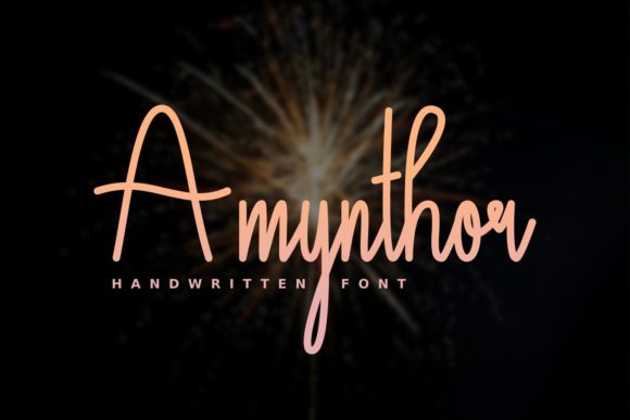 Amynthor: A Delicate and Elegant Typeface for Web Design