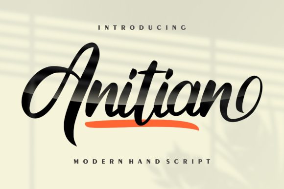 Anitian: A Bold and Stylish Handwritten Font for Modern Branding