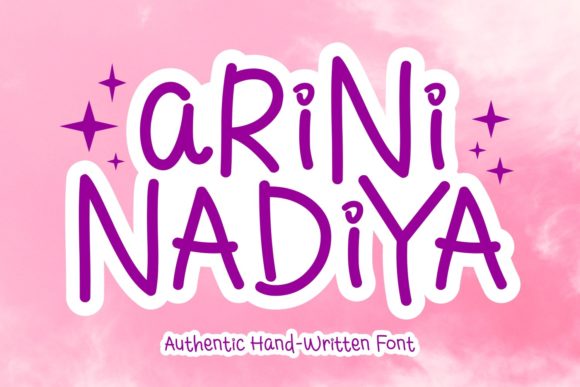 Arini Nadiya: A Joyful Handwritten Font for Creative Branding