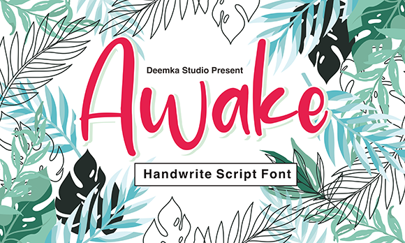 Awake: A Handwritten Font for Creative Business Branding