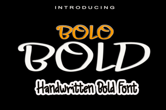 Bring Your Creations to Life with Bolo Bold Font
