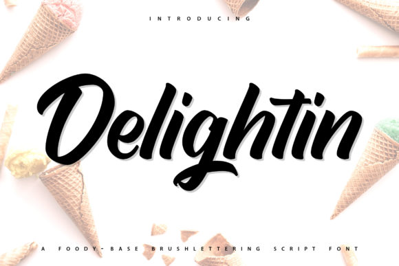 Delightin: A Handwritten Font for Memorable Branding