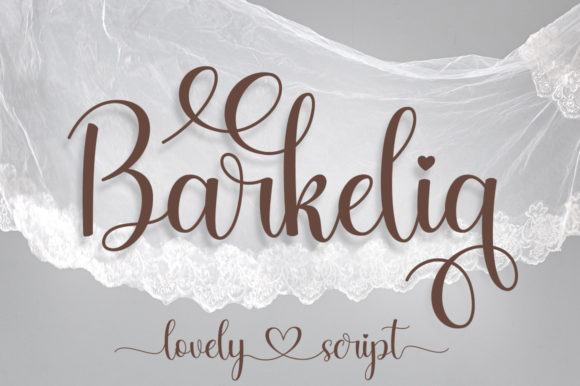 Discover Barkelia: A Handwritten Font for Elegant Publishing