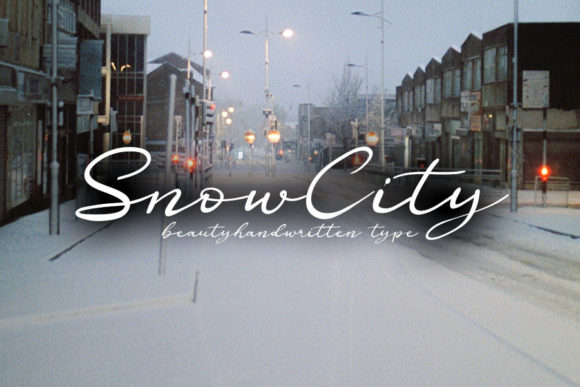 Discover Snow City: A Charming Handwritten Font for Branding