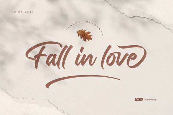 Discover the Elegance of Fall in Love: A Perfect Script Font