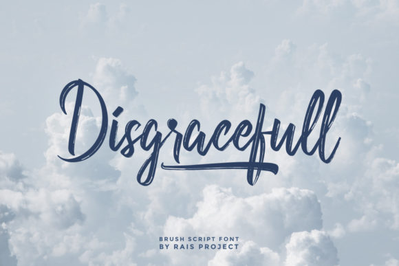 Disgracefull: A Font for Elegant Handmade Creations
