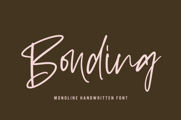Elevate Your Craft with Bonding: A Stylish Script Font