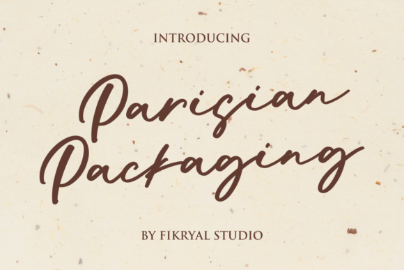 Elevate Your Handmade Creations with Parisian Packaging Font