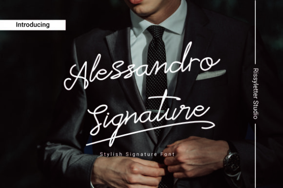 Enhance Your Brand with Alessandro Signature Font