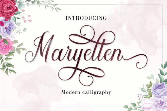 Enhance Your Brand with Maryellen: A Premium Handwritten Font