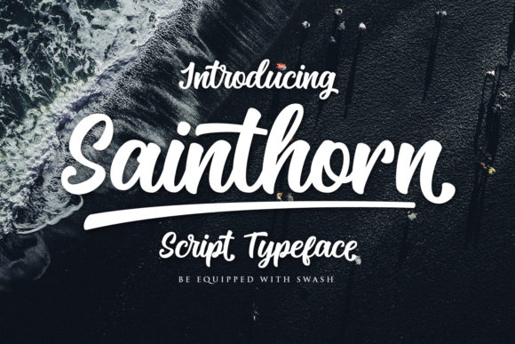 Enhance Your Brand with Sainthorn: A Bold and Stylish Font