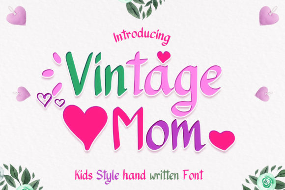 Enhance Your Web Design with Vintage Mom Font