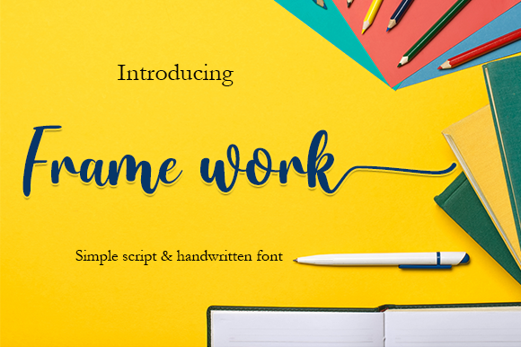 Enhancing Editorial Design with Frame Work Font