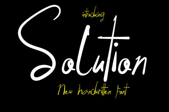 Enhancing Your Publication with Solution: A Chic Script Font