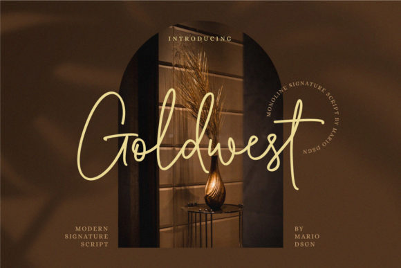 Goldwest: The Perfect Script Font for Eye-Catching Marketing