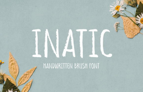 Inatic: A Charming Brushed Handwritten Font for Designers