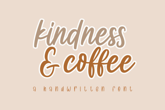 Kindness Coffee: A Script Amp Font for Creative Projects