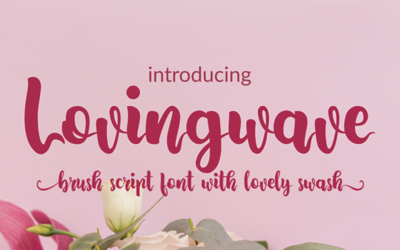 Lovingwave: A Charming Script Font for Crafters and Creators