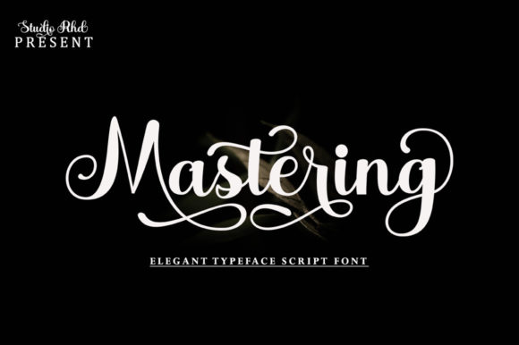 Mastering: A Handwritten Font for Elegant Branding
