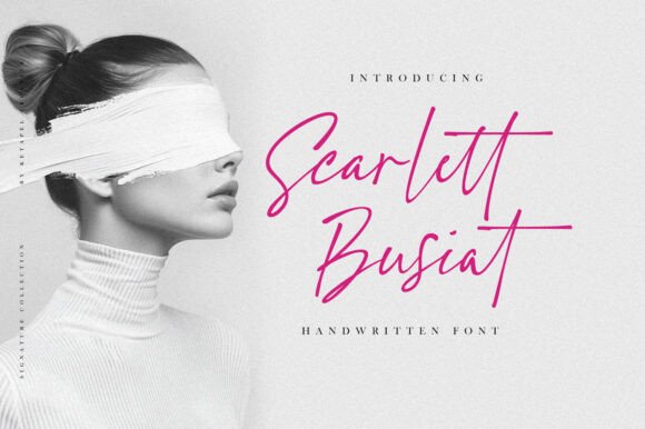 Scarlett Busiat: Elevate Your Brand with This Elegant Handwritten Font