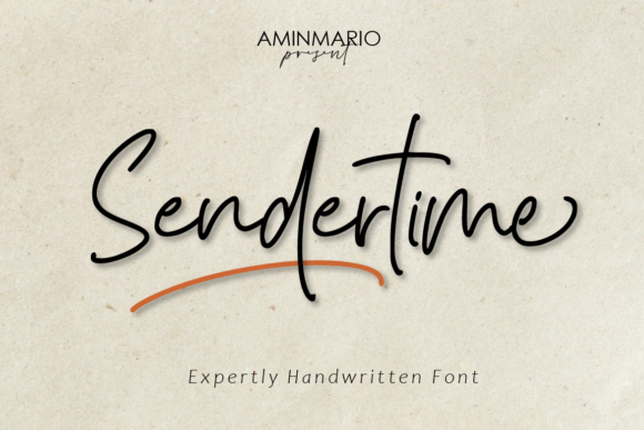 Sendertime: A Luxurious Handwritten Font for Designers