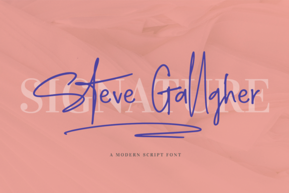 Steve Gallagher: A Playful Script Font for Engaging Campaigns