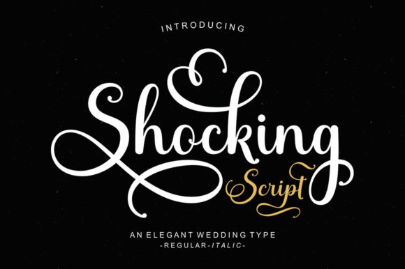 Transform Your Brand with Shocking: A Dazzling Script Font